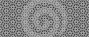 Simple geometric black and white patterns for your design suitable for various purposes. photo